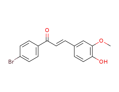 (2E)-1-(4-bromophenyl)-3-(4-hydroxy-3-methoxyphenyl) prop-2-en-1-one