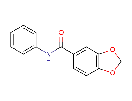 Molecular Structure of 40141-72-8 (N-phenyl-1,3-benzodioxole-5-carboxamide)