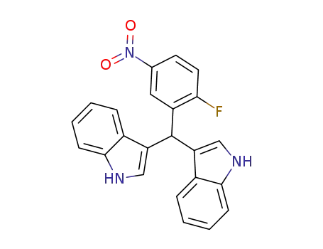 3-((2-fluoro-5-nitrophenyl)(1H-indol-3-yl)methyl)-1H-indole