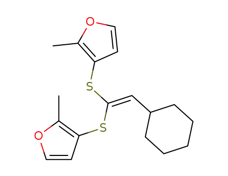 3-[1-(2-methylfuran-3-ylthio)-2-cyclohexylvinylthio]-2-methylfuran
