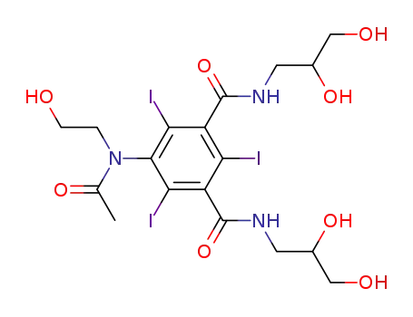 Isophthalamide, N,N'-bis(2,3-dihydroxypropyl)-5-(N-(2-hydroxyethyl)acetamido)-2,4,6-triiodo-