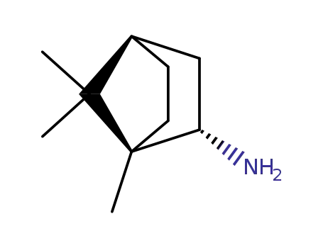 Molecular Structure of 32511-34-5 ((R)-(+)-BORNYLAMINE)