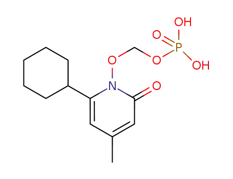 ((6-cyclohexyl-4-methylpyridin-1(2H)-yl)oxy)methyl dihydrogen phosphate