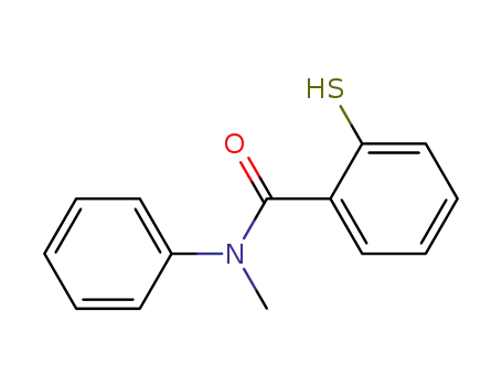 Molecular Structure of 49848-22-8 (N-methyl-N-phenyl-2-sulfanylbenzamide)