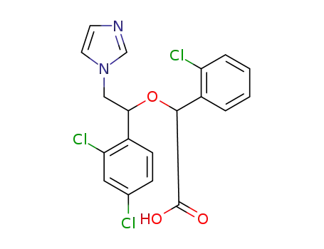 2-(2-chlorophenyl)-2-(1-(2,4-dichlorophenyl)-2-(1H-imidazol-1-yl)ethoxy)acetic acid