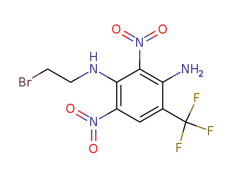 N3-(2-Bromo-ethyl)-2,4-dinitro-6-trifluoromethyl-benzene-1,3-diamine