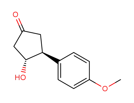 3-hydroxy-4-(4-methoxyphenyl)cyclopentanone