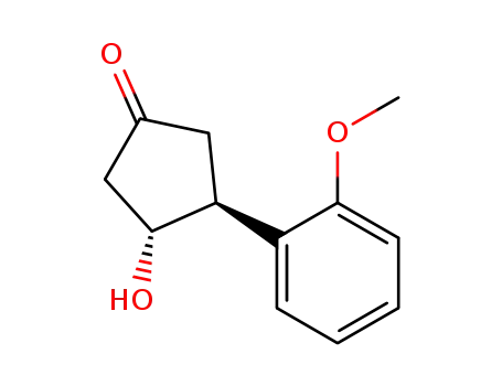 3-hydroxy-4-(2-methoxyphenyl)cyclopentanone