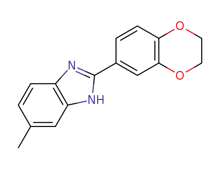 2-(2,3-dihydrobenzo[b][1,4]dioxin-6-yl)-6-methyl-1H-benzo[d]imidazole