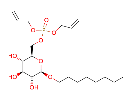 diallyl octyl β-D-glucopyranoside phosphate