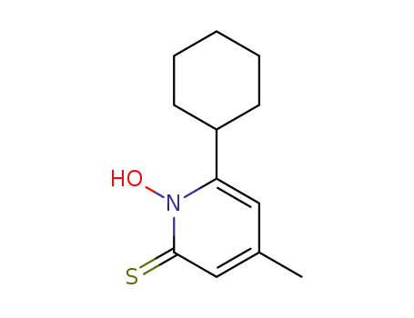 6-cyclohexyl-1-hydroxy-4-methyl-1H-pyridine-2-thione