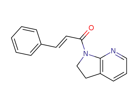 (E)-1-(2,3-dihydro-1H-pyrrolo[2,3-b]pyridin-1-yl)-3-phenylprop-2-en-1-one