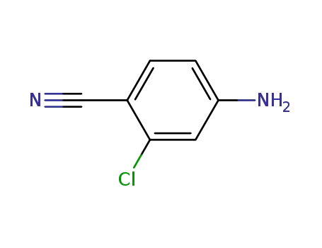 Molecular Structure of 20925-27-3 (4-Amino-2-chlorobenzonitrile)