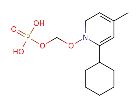 ((6-cyclohexyl-4-methylpyridin-1(2H)-yl)oxy)methyl dihydrogen phosphate