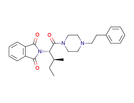 2-((2S,3S)-3-methyl-1-oxo-1-(4-phenethylpiperazin-1-yl)pentan-2-yl)isoindoline-1,3-dione