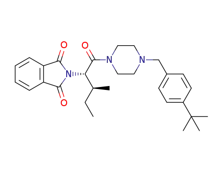 2-((2S,3S)-1-(4-(4-(tert-butyl)benzyl)piperazin-1-yl)-3-methyl-1-oxopentan-2-yl) isoindoline-1,3-dione