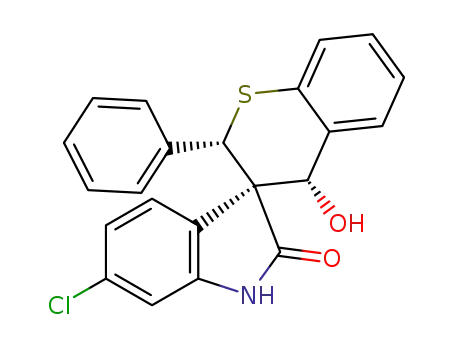 6-chloro-4'-hydroxy-2'-phenylspiro[indoline-3,3'-thiochroman]-2-one