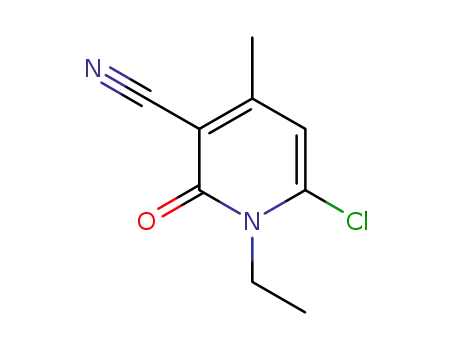 6-chloro-1-ethyl-4-methyl-2-oxo-1,2-dihydropyridine-3-carbonitrile