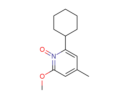 2-cyclohexyl-6-methoxy-4-methylpyridine N-oxide