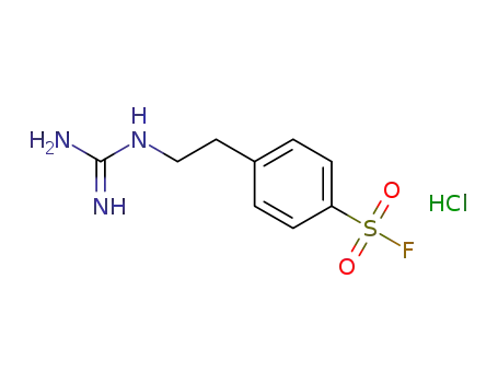 4-(2-guanidinoethyl)benzenesulfonyl fluoride hydrochloride