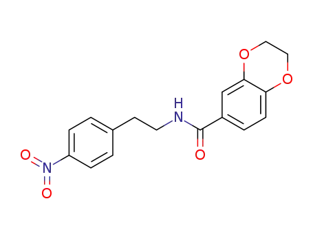 N-(4-nitrophenethyl)-2,3-dihydrobenzo[b][1,4]dioxin-6-carboxamide