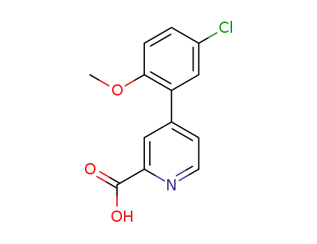 4-(5-chloro-2-methoxyphenyl)picolinic acid