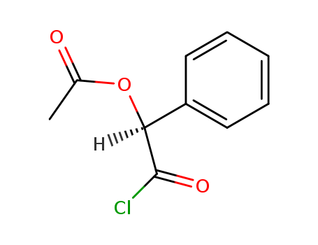 Benzeneacetyl chloride, α-(acetyloxy)-, (αS)-
