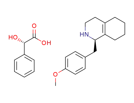 (R)-1-(4-methoxybenzyl)-1,2,3,4,5,6,7,8-octahydroisoquinoline L-mandelate