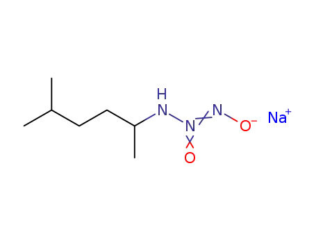 sodium 1-(5-methyl-2-hexylamino)diazen-1-ium-1,2-diolate