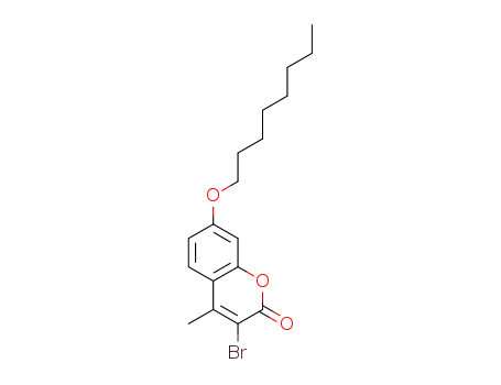 3-bromo-4-methyl-7-(octyloxy)-2H-chromen-2-one