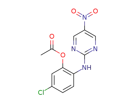 5-chloro-2-((5-nitropyrimidin-2-yl)amino)phenyl acetate