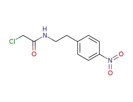 Molecular Structure of 113847-08-8 (Acetamide, 2-chloro-N-[2-(4-nitrophenyl)ethyl]-)