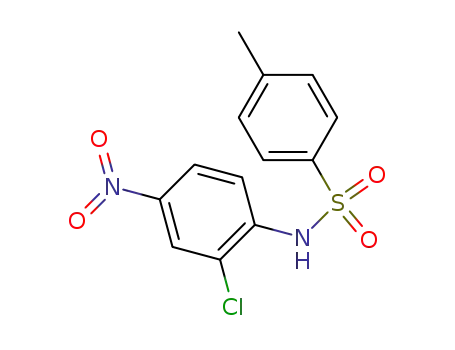 Molecular Structure of 7230-61-7 (Benzenesulfonamide, N-(2-chloro-4-nitrophenyl)-4-methyl-)