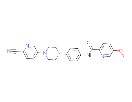 N-(4-(4-(6-cyanopyridin-3-yl)piperazin-1-yl)phenyl)-5-methoxypicolinamide
