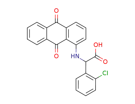 (2-chloro-phenyl)-(9,10-dioxo-9,10-dihydro-[1]anthrylamino)-acetic acid