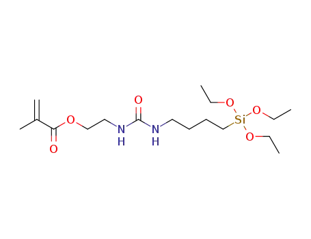 4,4-diethoxy-10-oxo-3-oxa-9,11-diaza-4-silatridecan-13-yl methacrylate