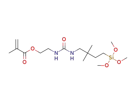 3,3-dimethoxy-6,6-dimethyl-9-oxo-2-oxa-8,10-diaza-3-siladodecan-12-yl methacrylate
