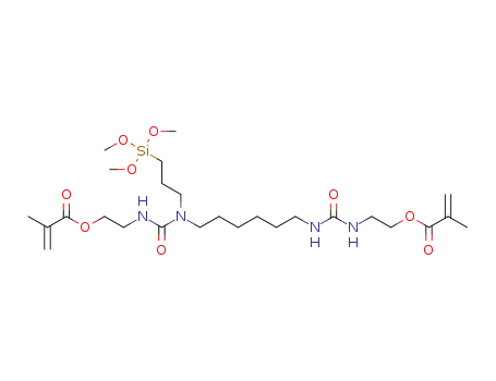 4,13-dioxo-5 -(3 -(trimethoxy silyl)propyl)-3 ,5,12,14-tetraazahexadecane-1,16-diyl bis(2-methyl acrylate)