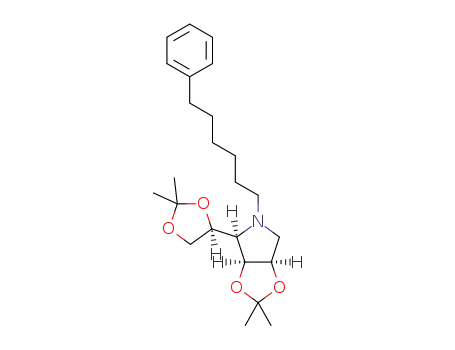 N-(phenylhexyl)-1,4-dideoxy-2,3:5,6-di-O-isopropylidene-1,4-imino-D-mannitol