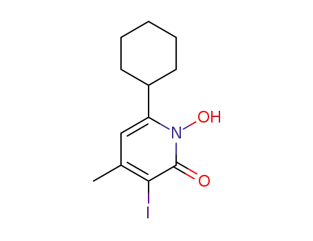 6-cyclohexyl-1-hydroxy-3-iodo-4-methylpyridin-2(1H)-one