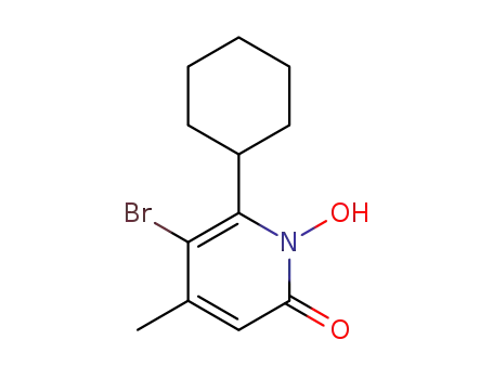 5-bromo-6-cyclohexyl-1-hydroxy-4-methylpyridin-2(1H)-one