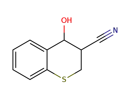 4-hydroxythiochromane-3-carbonitrile