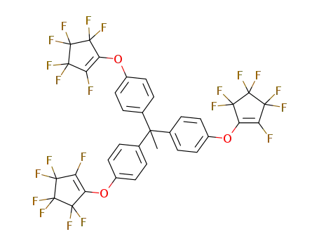 1-[1,1-bis[4-(2,3,3,4,4,5,5-heptafluorocyclopenten-1-yl)oxyphenyl]ethyl]-4-(2,3,3,4,4,5,5-heptafluorocyclopenten-1-yl)oxy-benzene