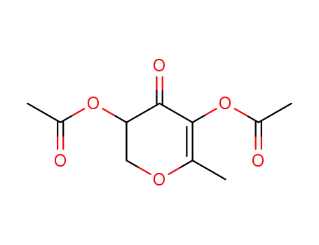 2,3-dihydro-3,5-diacetoxy-6-methyl-4H-pyran-4-one