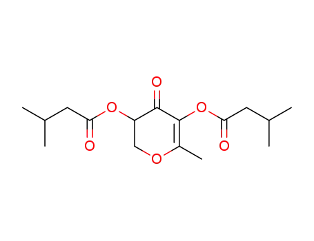 2,3-dihydro-3,5-diisovaleryloxy-6-methyl-4H-pyran-4-one