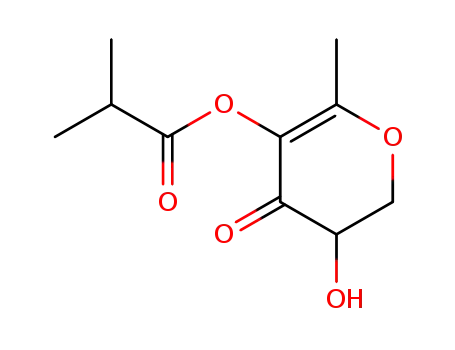 2,3-dihydro-3-hydroxy-5-isobutyryloxy-6-methyl-4H-pyran-4-one