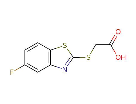 ((5-fluoro-benzothiazole-2-yl)thio)acetic acid
