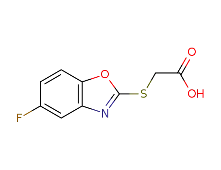 ((5-fluoro-benzoxazole-2-yl)thio)acetic acid