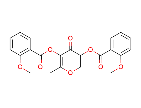 2,3-dihydro-(3,5-di(o-methoxybenzoyloxy))-6-methyl-4H-pyran-4-one