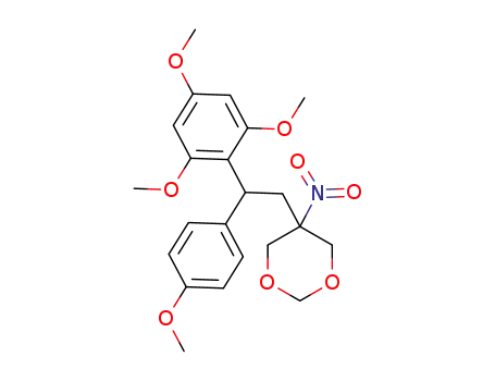 5-(2-(4-methoxyphenyl)-2-(2,4,6-trimethoxyphenyl)ethyl)-5-nitro-1,3-dioxane